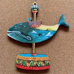 G. DeBrekht carousel whale